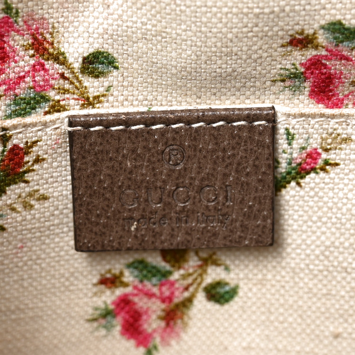 Gucci GG Supreme Monogram Web Neo Vintage Shoulder Bag Beige New Acero Crop 6 of 11