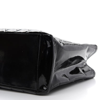 Chanel Patent Grand Shopping Tote GST Black 9 of 10