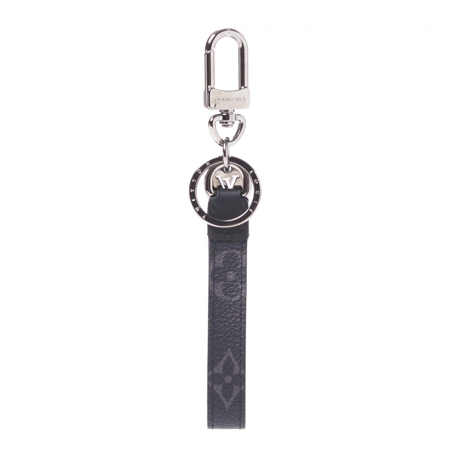 Louis Vuitton Monogram Eclipse Dragonne Bag Charm Key Holder 3 of 4