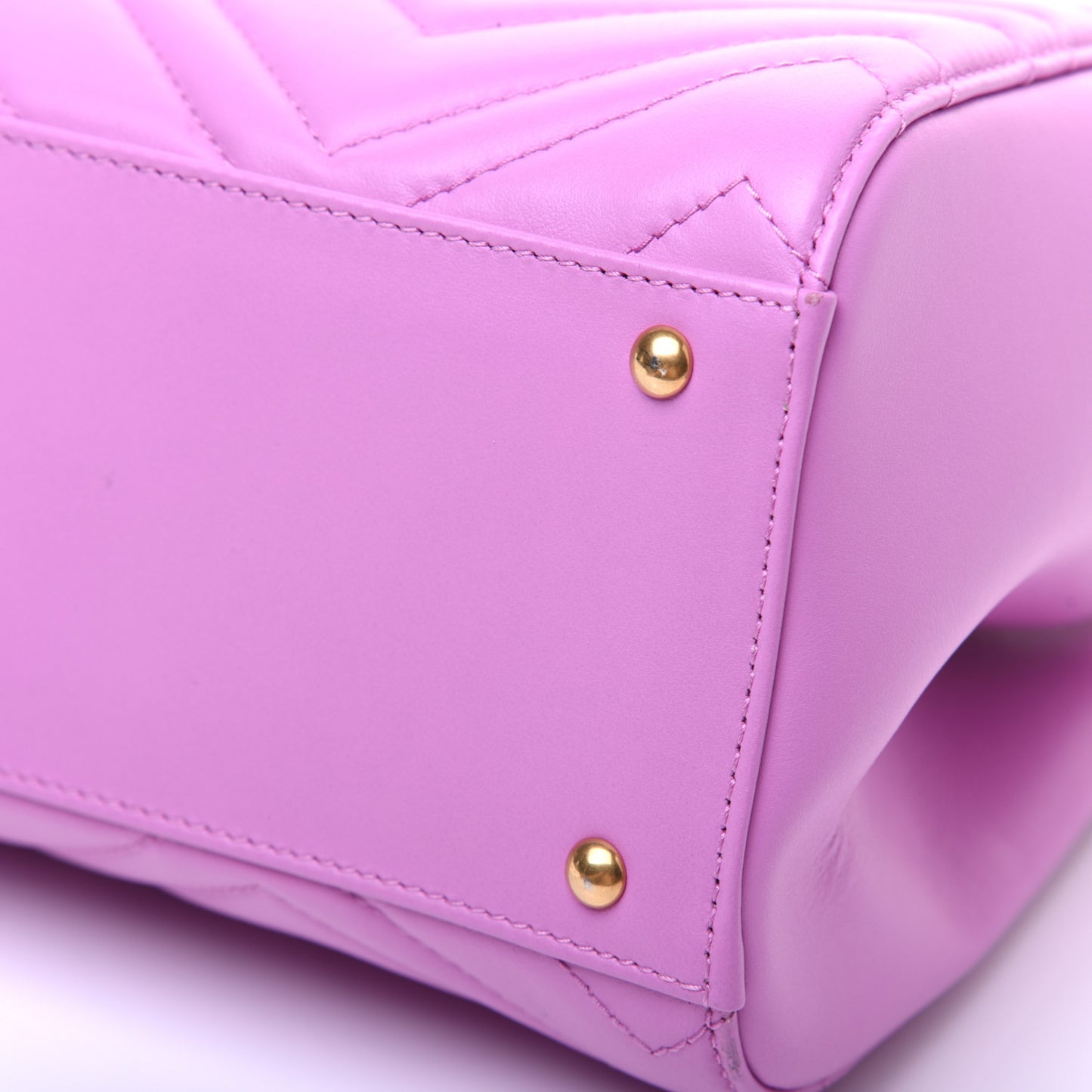 Calfskin Matelasse Small GG Marmont Tote Candy Mousse