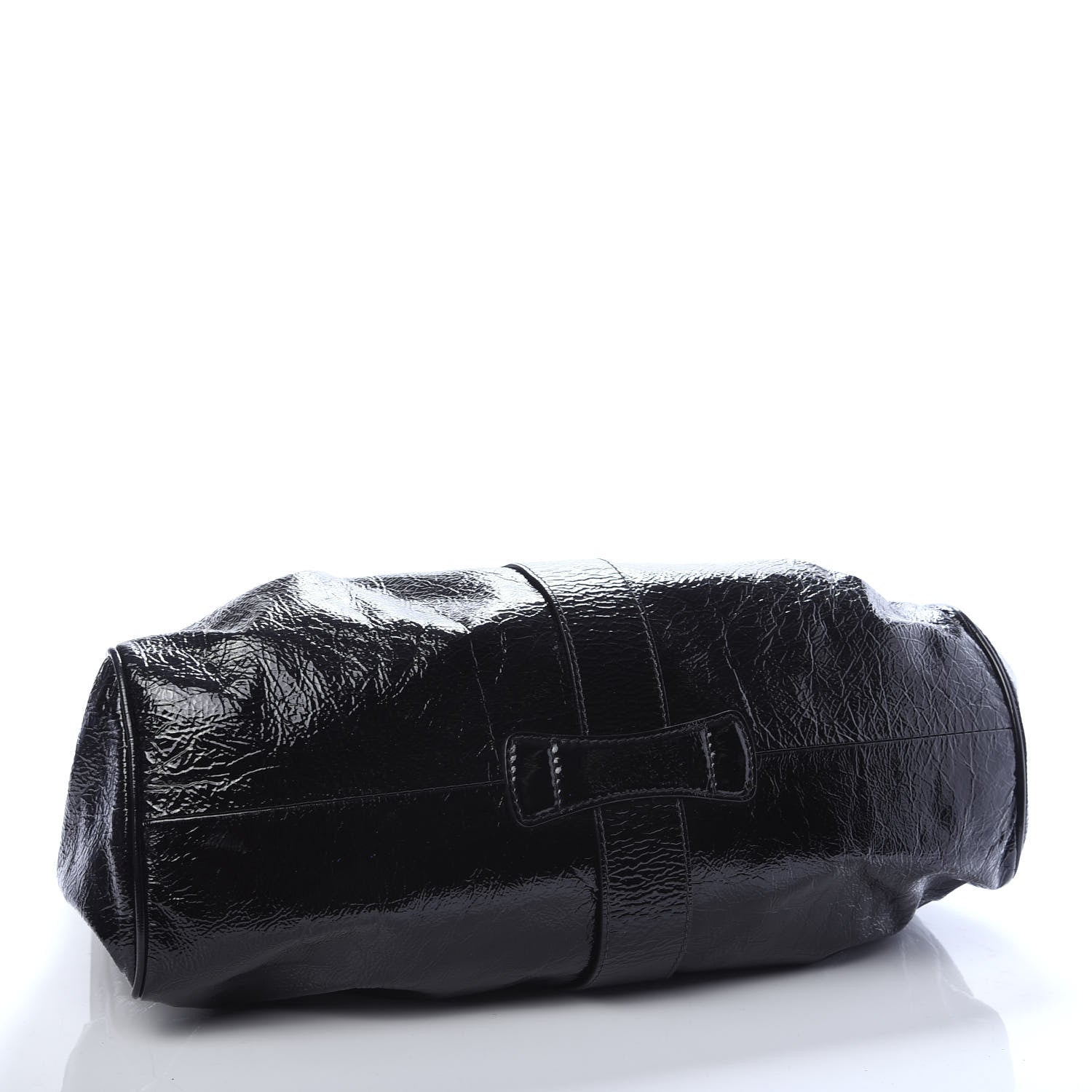 Jimmy Choo Crushed Patent Riki Bag Black 4 of 14