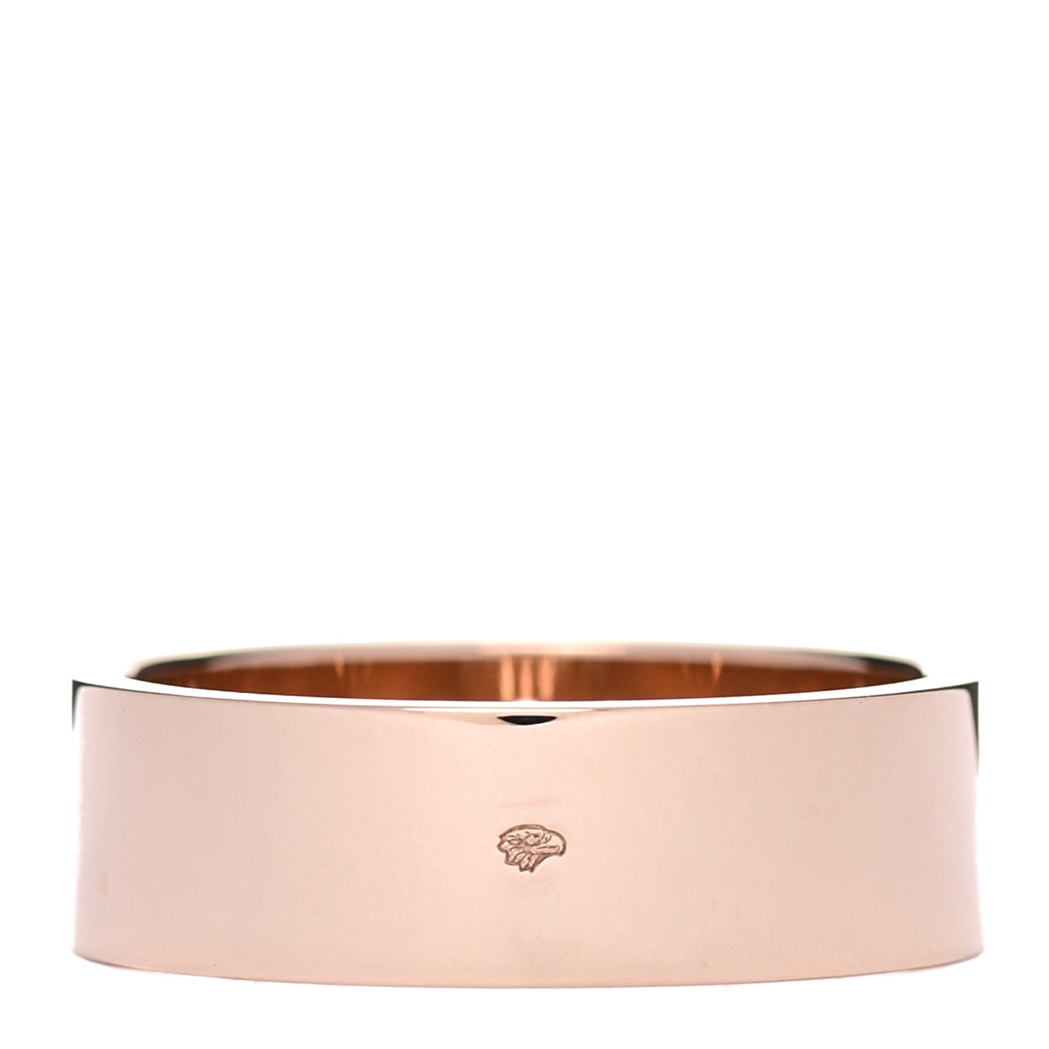 Hermes 18K Rose Gold Diamond PM H D'Ancre Ring 50 5.25 3 of 5