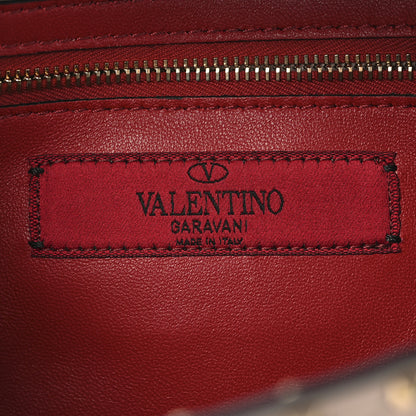 Valentino Garavani Lambskin Rockstud Spike Wallet on Chain Poudre 6 of 10