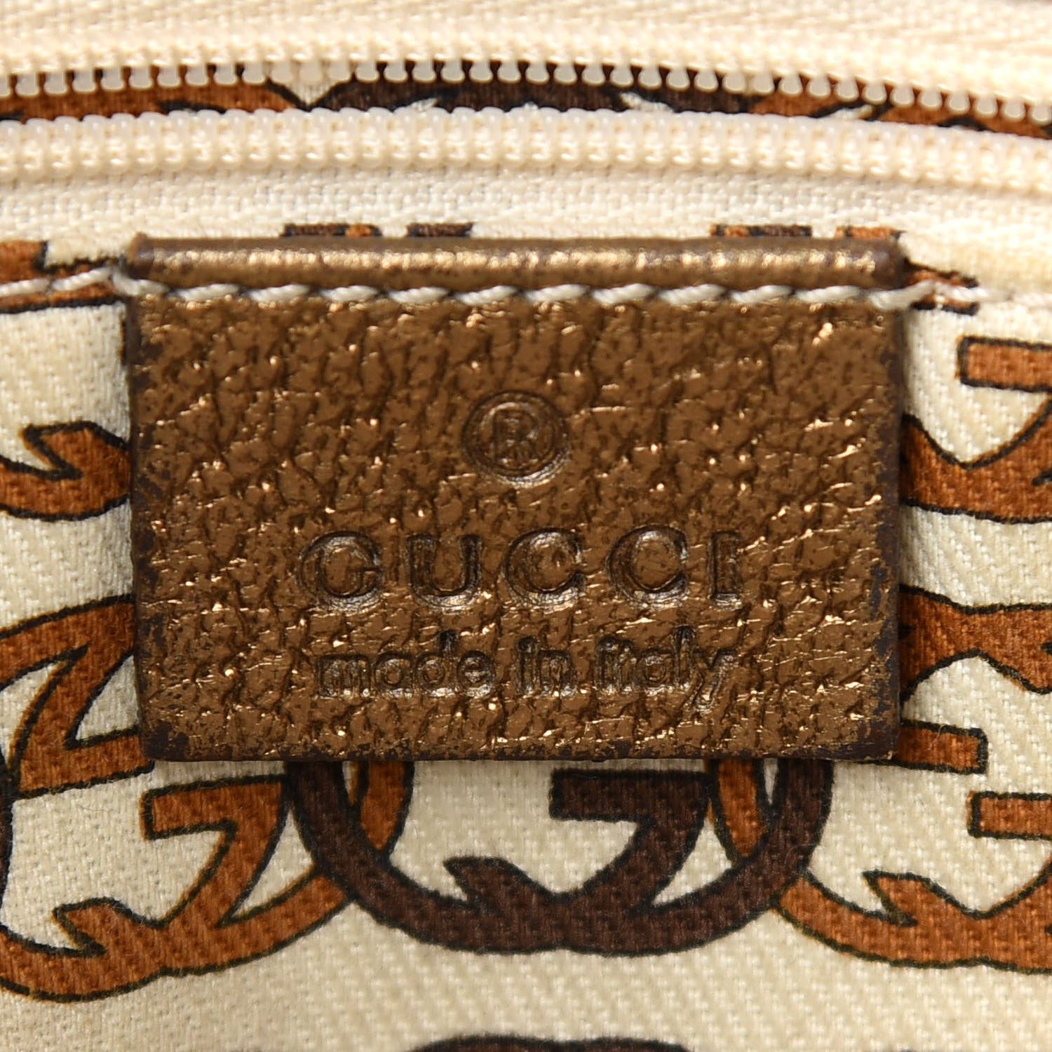 Gucci Monogram Small Princy Satchel Metallic 6 of 16