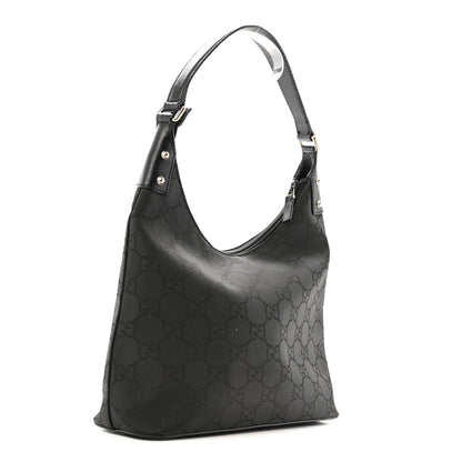Gucci Nylon Monogram Small Hobo Black 3 of 14