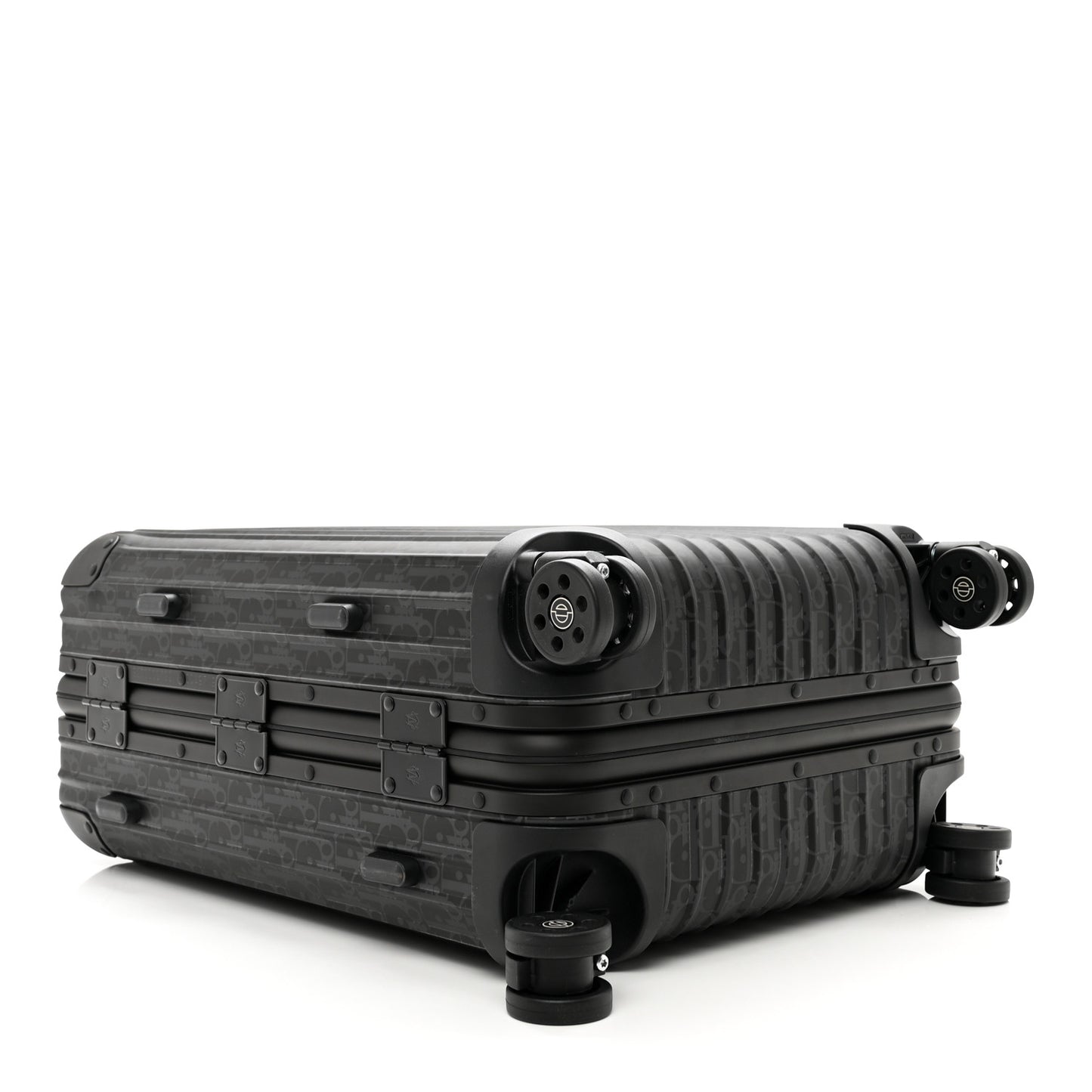 X RIMOWA Aluminum Gradient Cabin Luggage Black Multi