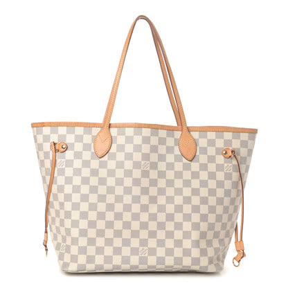 Louis Vuitton Damier Azur Neo Neverfull MM Rose Ballerine 1 of 4