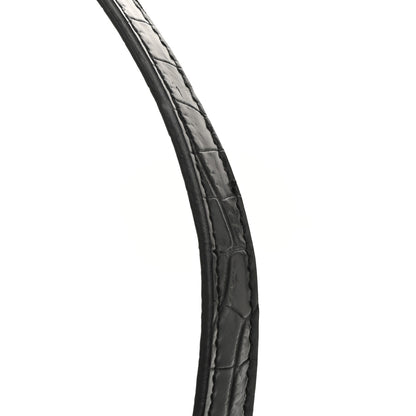 Saint Laurent Calfskin Crocodile Embossed Nano Sac De Jour Black 12 of 12