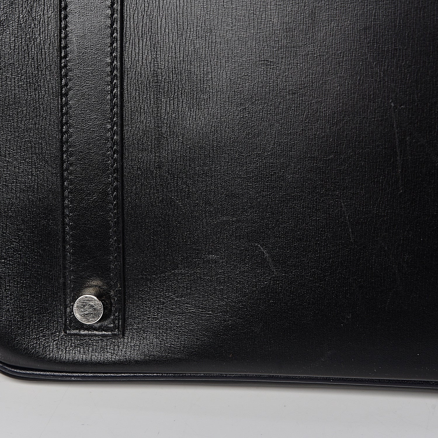 Hermes Box Birkin 35 Black Bleu Marine 39 of 42