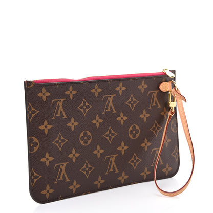 Louis Vuitton Monogram Neverfull MM GM Pochette Pivoine 2 of 11