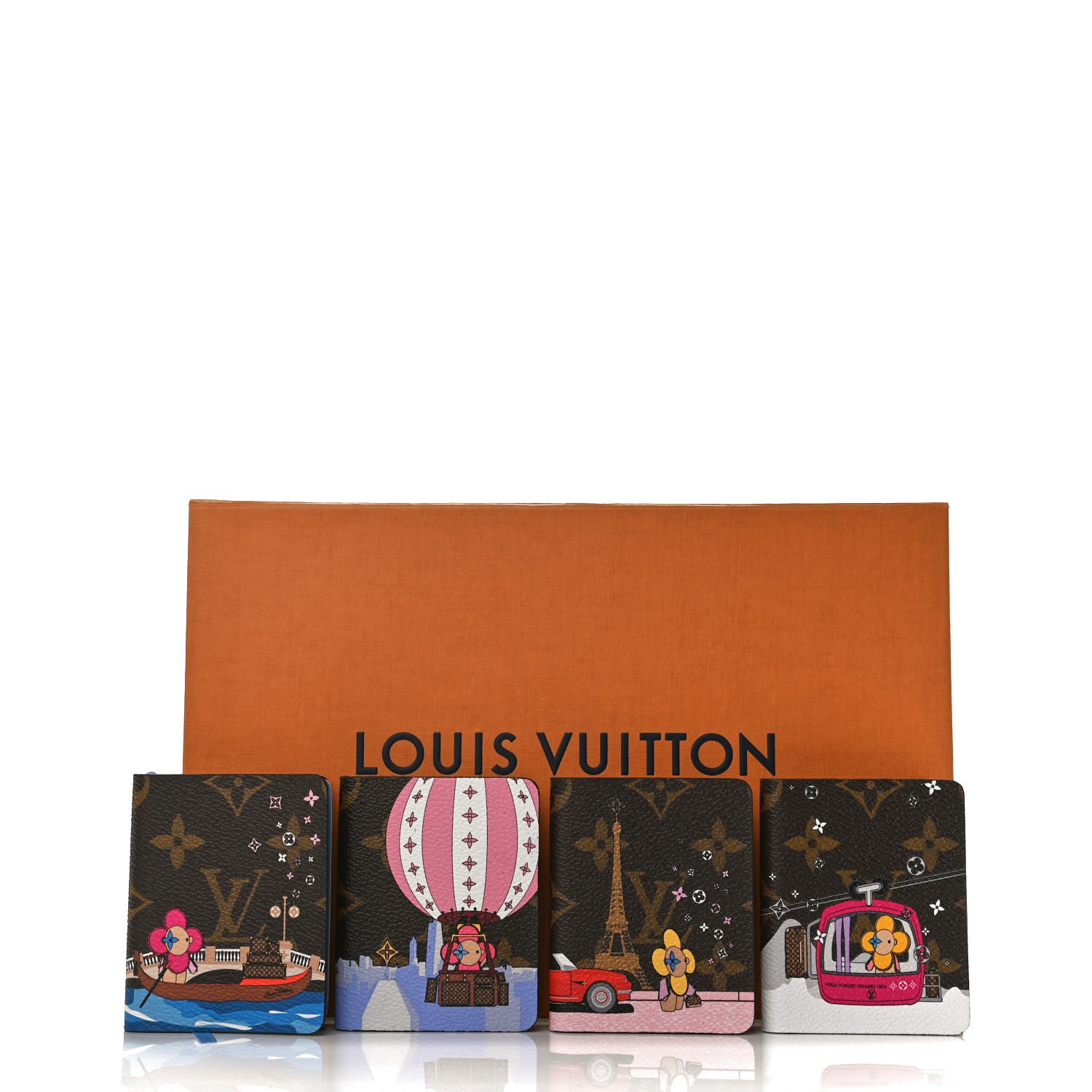 Louis Vuitton Monogram 2019 Christmas Animation Set of 4 Mini Jules Notebooks 7 of 7