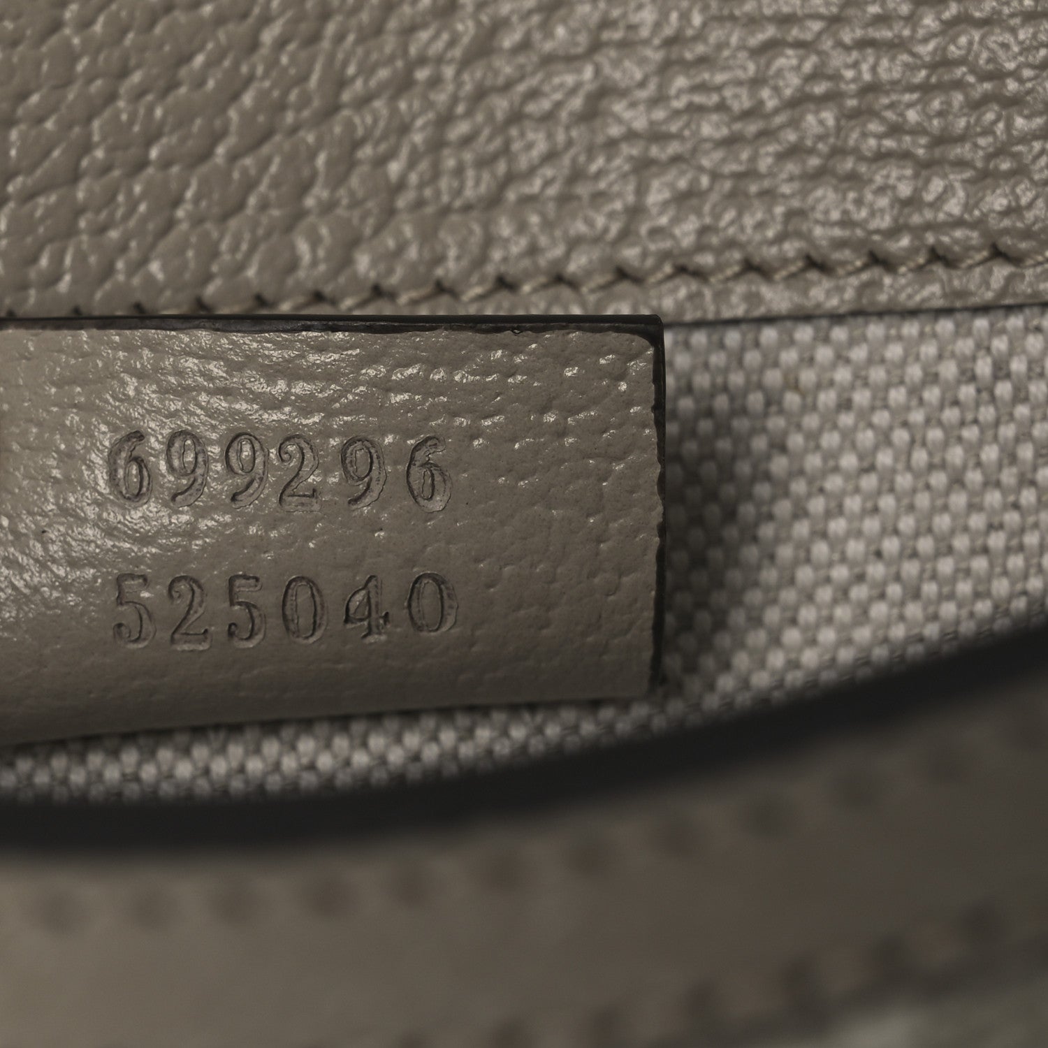 Gucci GG Supreme Monogram Textured Dollar Calfskin Mini Horsebit 1955 Shoulder Bag Beige Mystic White Oatmeal 7 of 12