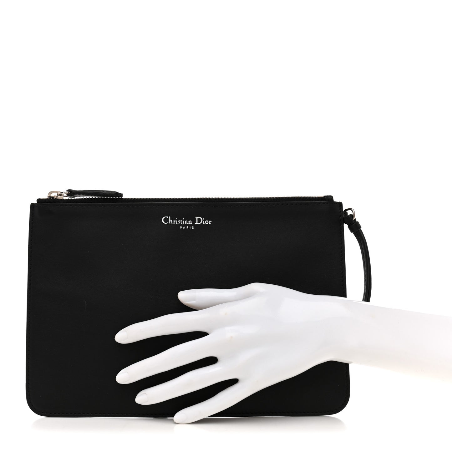Calfskin Diorissimo Pouch Black