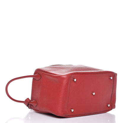 Hermes Taurillon Clemence Lindy 34 Rouge Garance 4 of 13