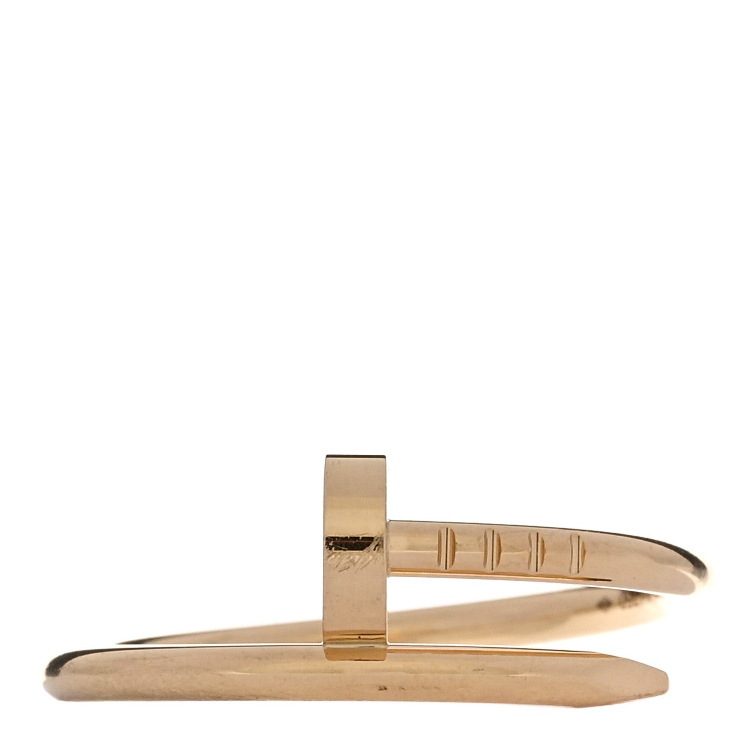Cartier 18K Yellow Gold Small Juste Un Clou Ring 54 7 1 of 5