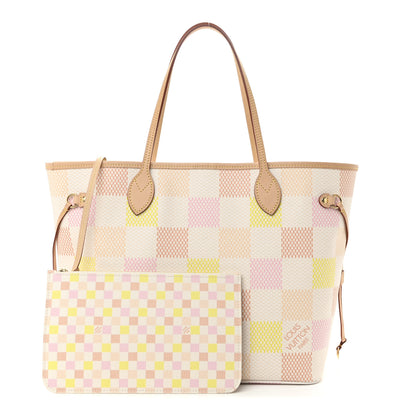 Louis Vuitton Damier Giant Neverfull MM Peach 3 of 10