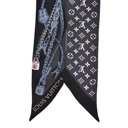 Louis Vuitton Silk Dreamonogram Bandeau Grey Glitter 3 of 3
