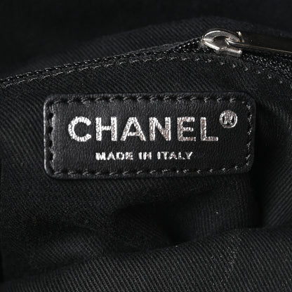 Chanel Calfskin Expandable Flap Black Black 6 of 11