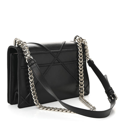 Christian Dior Lambskin Medium Diorama Flap Bag Black 3 of 13