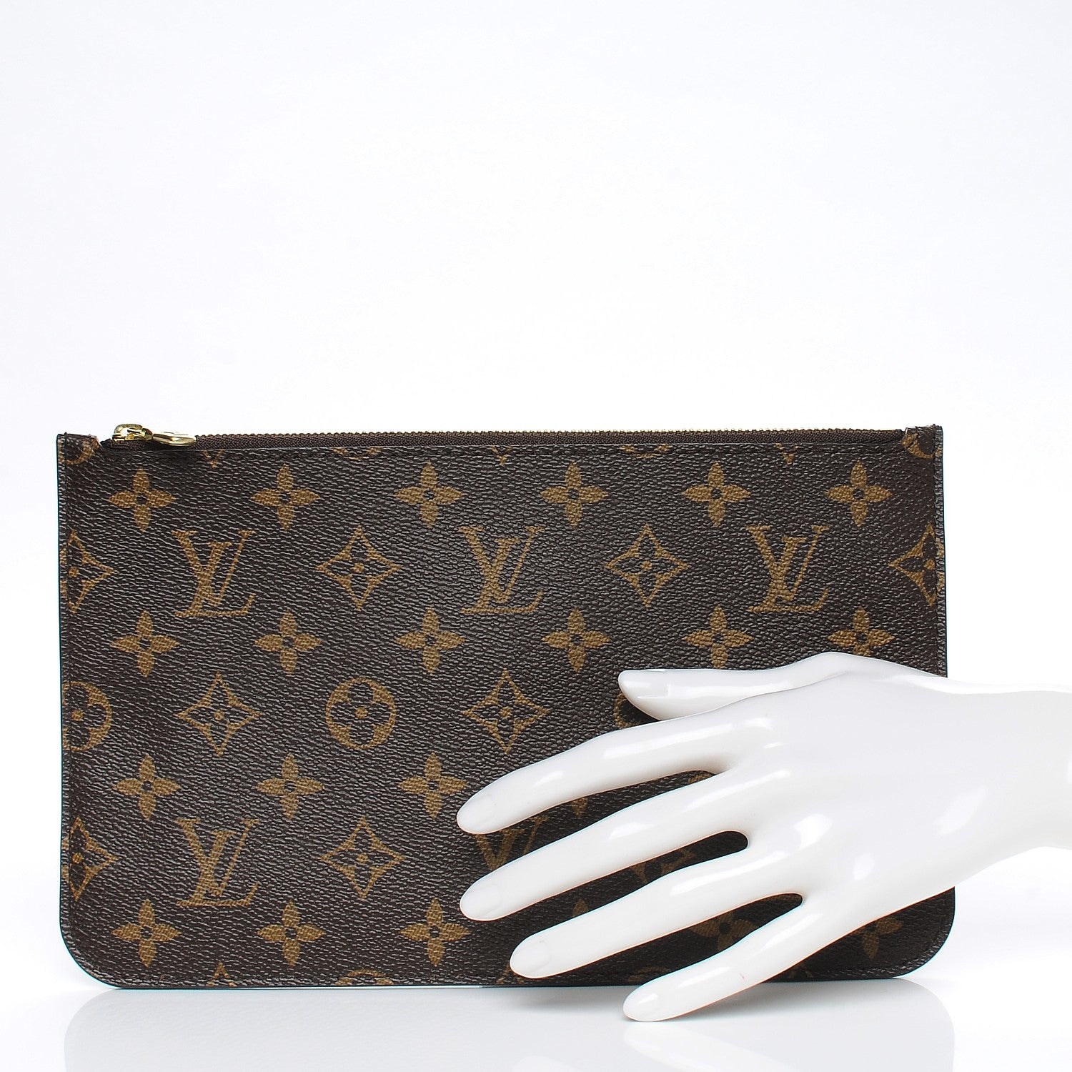 Louis Vuitton Monogram Neverfull MM GM Pochette 2 of 7
