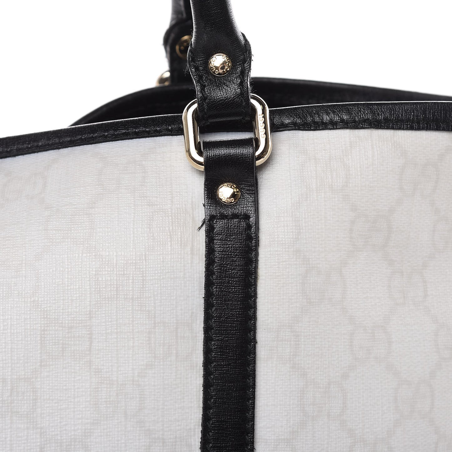 GG Plus Monogram Medium Joy Tote White