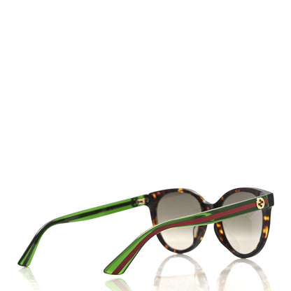 Gucci Acetate Round Web Sunglasses GG0702S Black 4 of 7