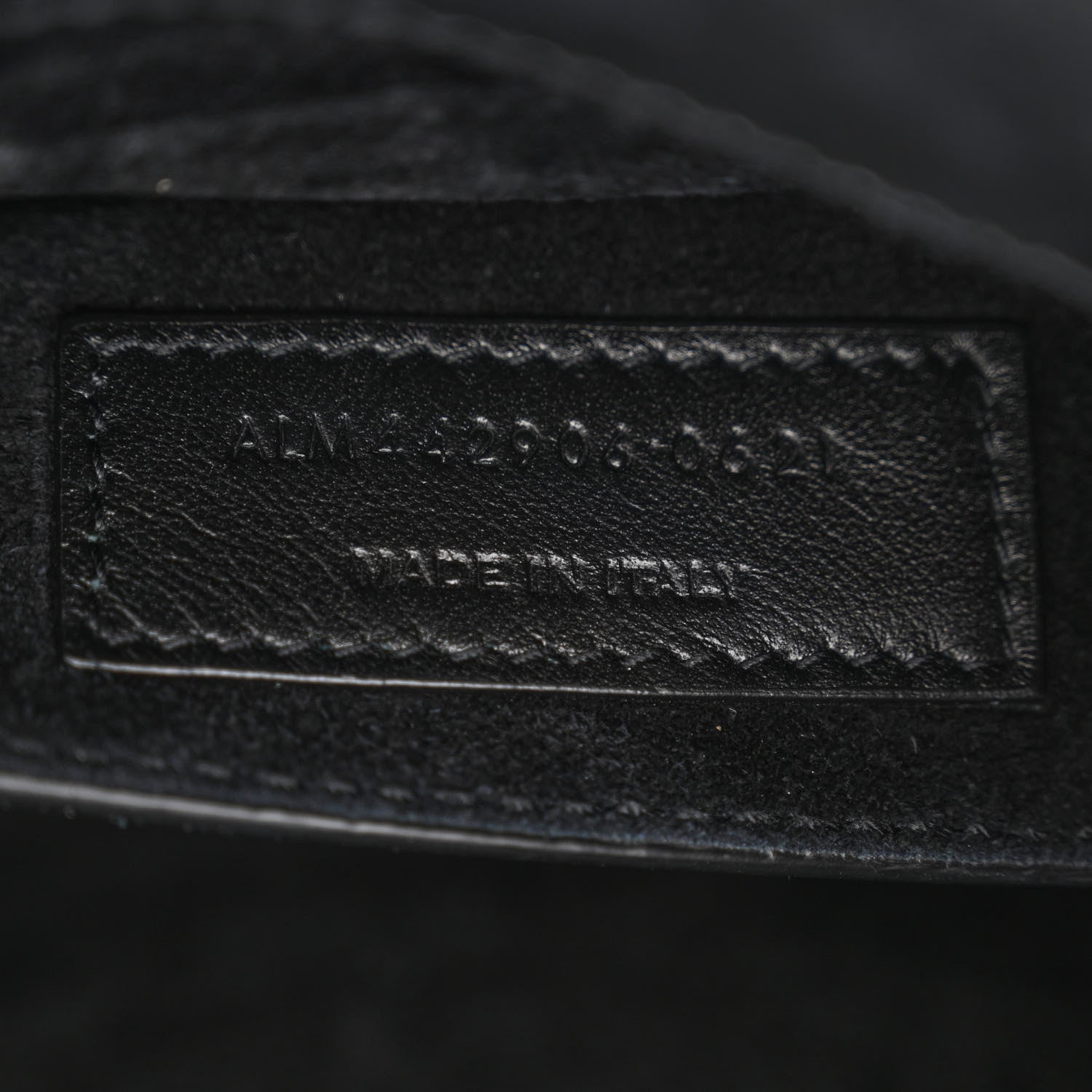 Saint Laurent Calfskin Medium Monogram Sunset Black 7 of 11