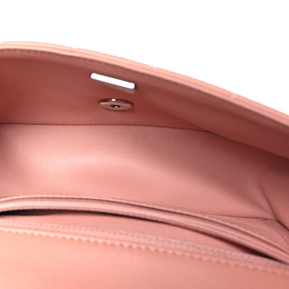 Chanel Lambskin Quilted Mini Rectangular Flap Light Pink 4 of 9