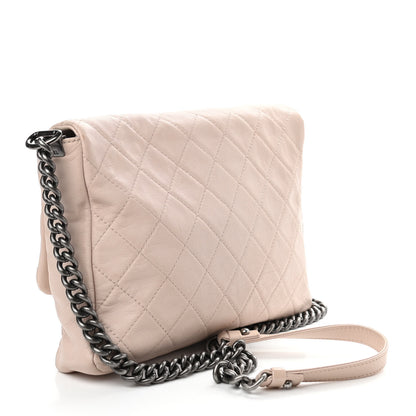 Chanel Calfskin Quilted Couture Messenger Light Pink 3 of 11