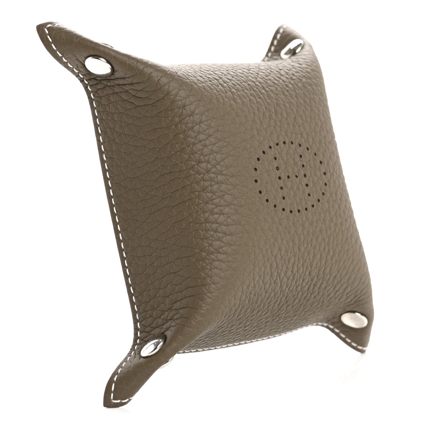 Taurillon Clemence Mini Mises et Relances Change Tray Etoupe