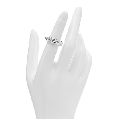Tiffany Sterling Silver Interlocking Ring 49 5 2 of 4