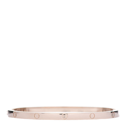Cartier 18K Pink Gold Small LOVE Bracelet 17 3 of 5