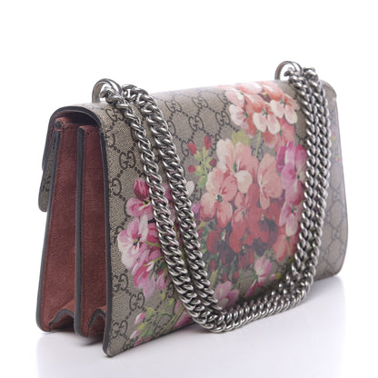 Gucci GG Supreme Monogram Blooms Small Dionysus Shoulder Bag Beige Multicolor Dry Rose 3 of 15