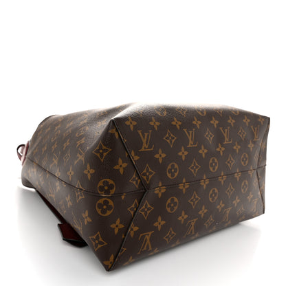 Louis Vuitton Monogram Flower Hobo Bordeaux 4 of 10
