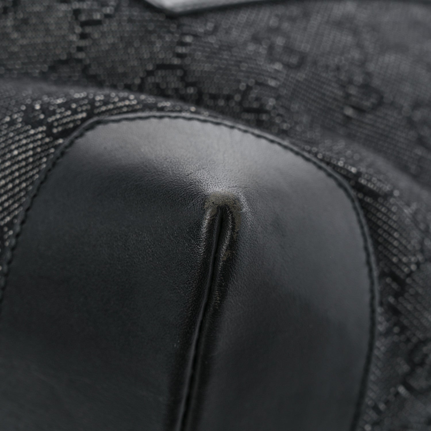 Gucci Monogram Tote Bag Black 11 of 12