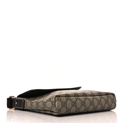 Gucci GG Plus Monogram Small Flap Messenger Bag Beige Dark Brown 3 of 10