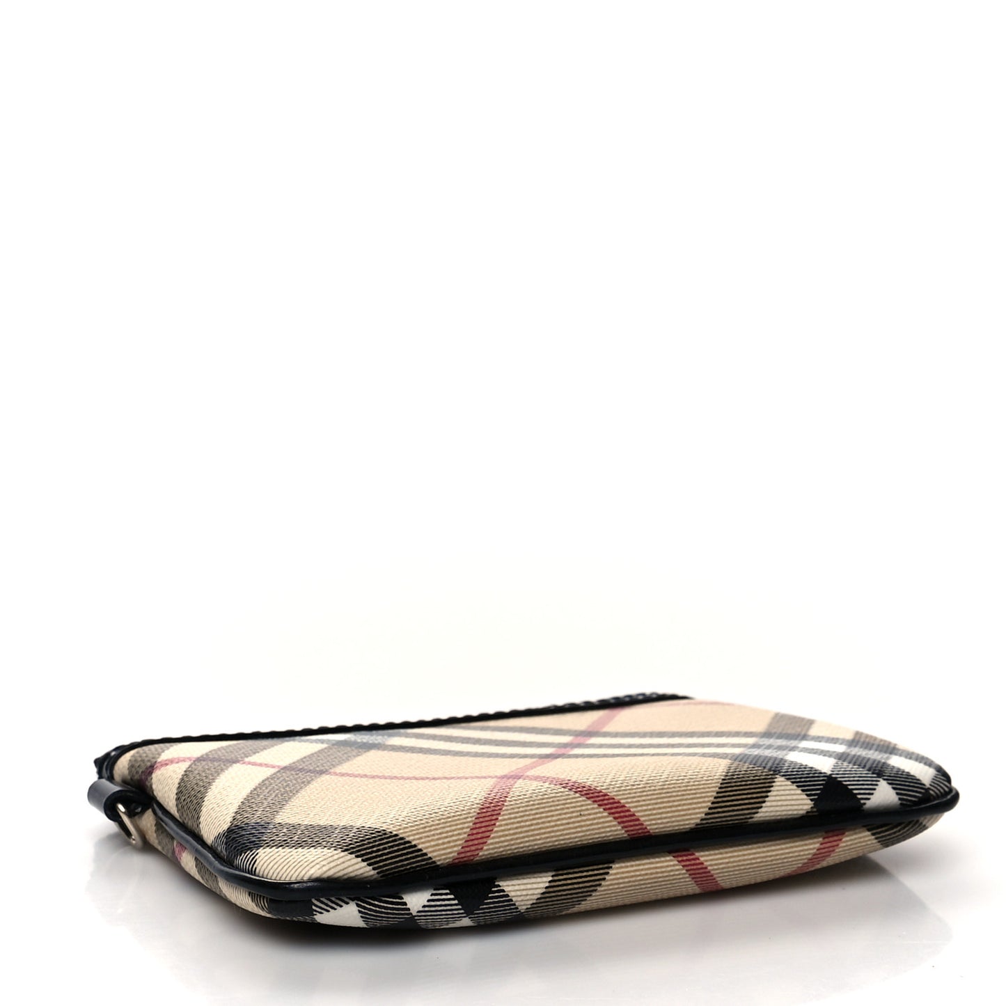 Nova Check Wristlet Pouch Black