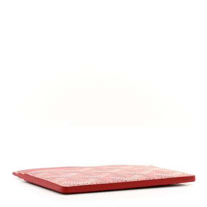 Goyard Goyardine Saint Sulpice Card Holder Red 4 of 7