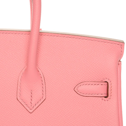 Hermes Epsom Birkin 25 Rose Confetti 5 of 26