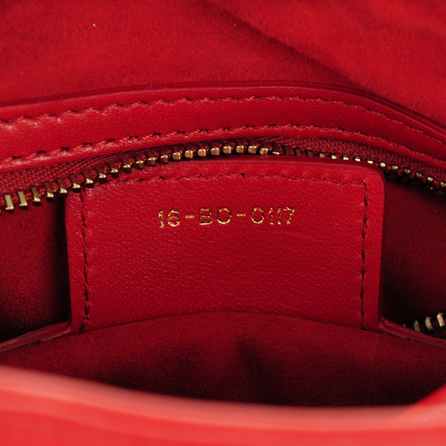 Lambskin Cannage Studded Medium Supple Lady Dior Red