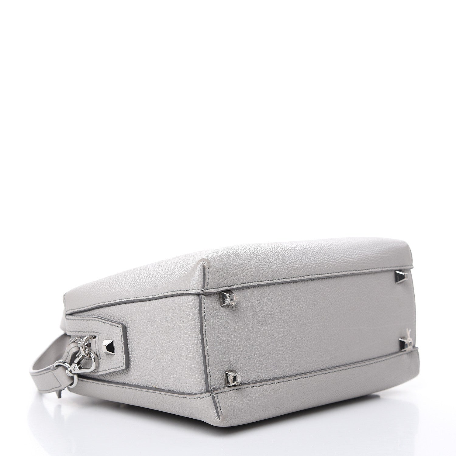 MCM Grained Calfskin Small Ella Boston Dove 4 of 11