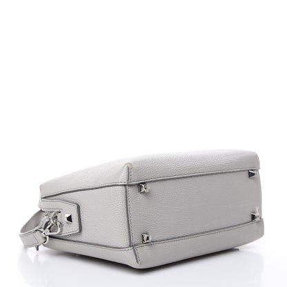 MCM Grained Calfskin Small Ella Boston Dove 4 of 11
