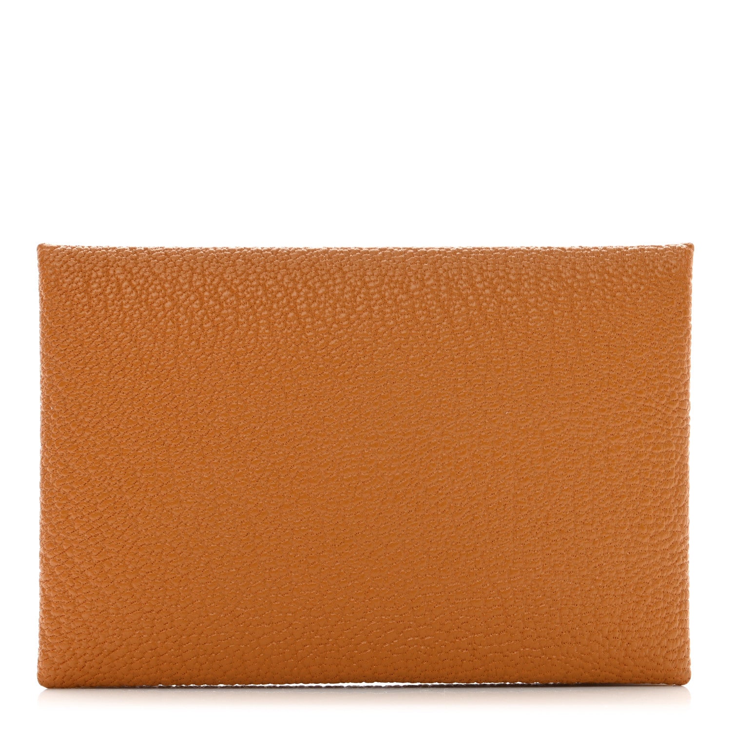Hermes Chevre Mysore Verso Calvi Card Case Caramel Rose Shocking 1 of 8