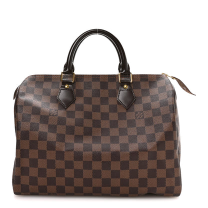 Louis Vuitton Damier Ebene Speedy 30 1 of 10