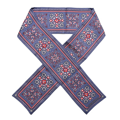 Louis Vuitton Silk Monogram Giant Lvrtual Flowers Bandeau Denim 1 of 3