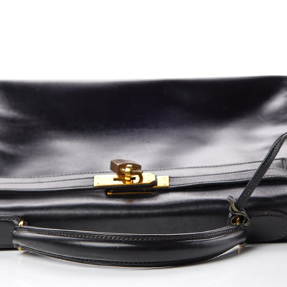 Hermes Box Kelly Retourne 32 Black 13 of 49