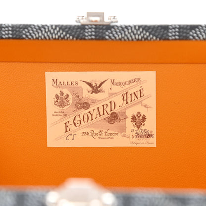 Goyard Goyardine Minaudiere Trunk Bag Grey 8 of 9