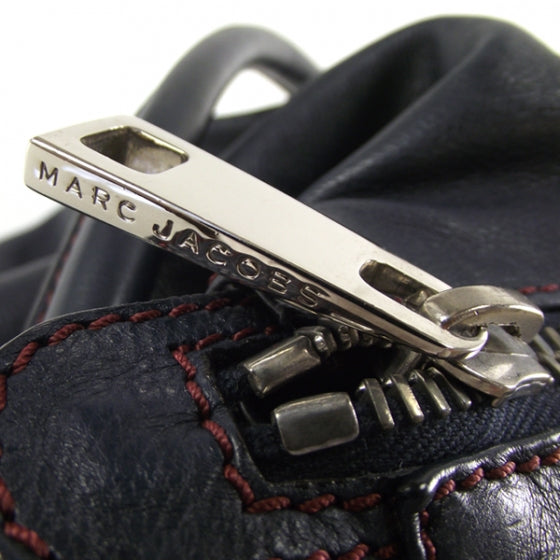 Leather Large Multipocket Indigo