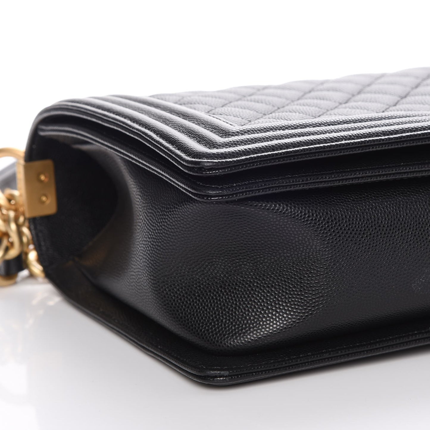 Caviar Quilted New Medium Boy Flap Black