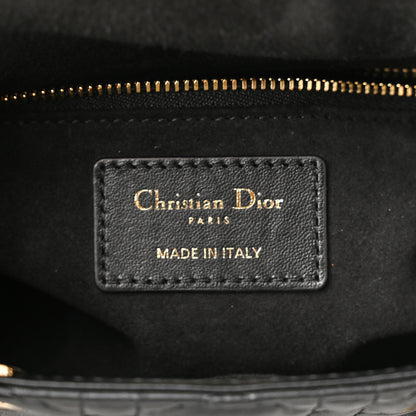 Christian Dior Lambskin Cannage Small My ABCDior Lady Dior Black 7 of 11